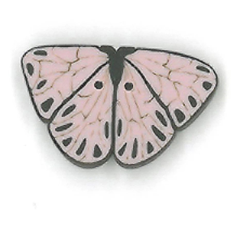 Pink Butterfly - Button