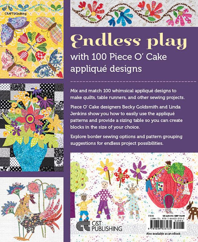 100 Whimsical Applique Designs - Applique Book