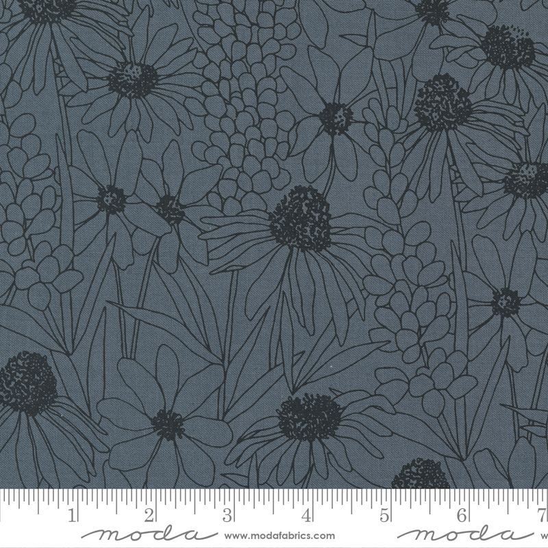 Hey Yall Graphite Black - Quilt Fabric