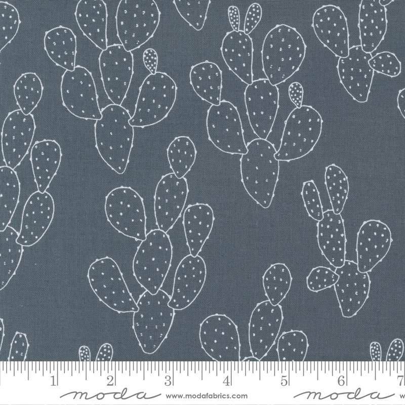 Hey Yall Graphite - Cacti Western - Quilt Fabric