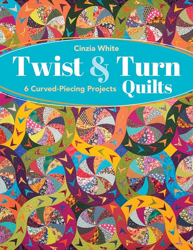 Twist & Turn Quilts - Quilt Pattern Book, zoomed in. Select this picture to zoom back out.