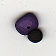 Small Purple Spider - Button