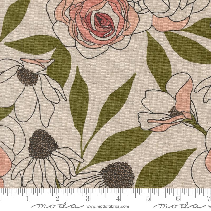 Botany - Mochi Linen Paper - Quilt Fabric