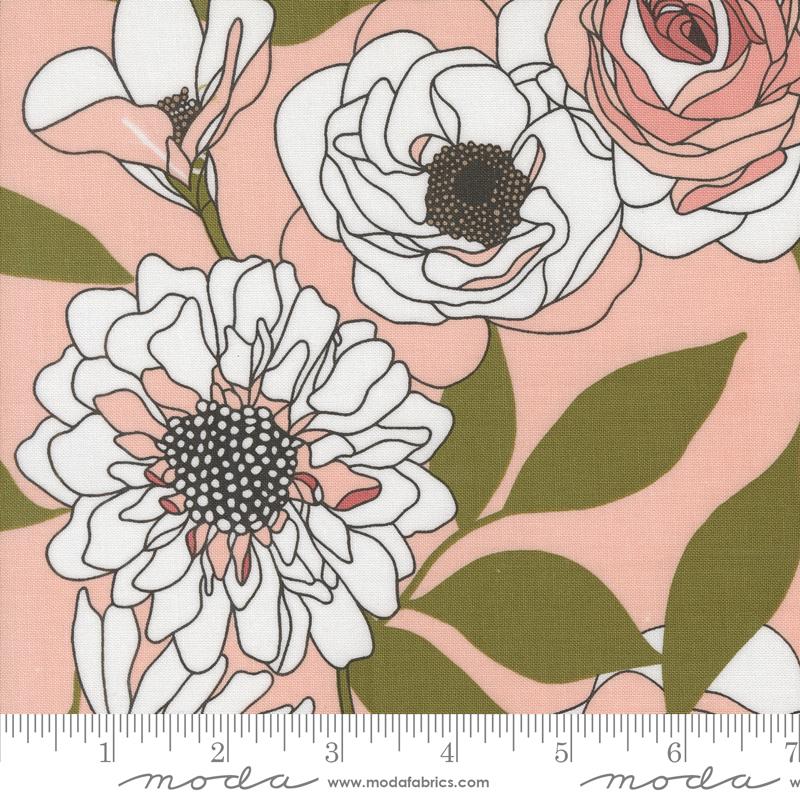 Botany - Cabbage Rose Peony - Quilt Fabric