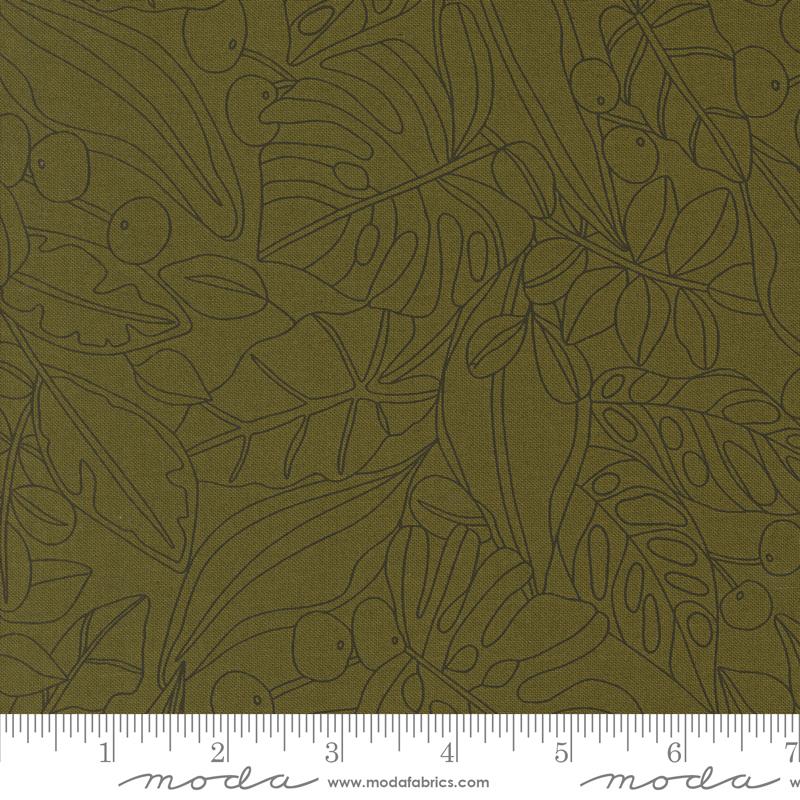 Botany Greenery Monstera - Quilt Fabric