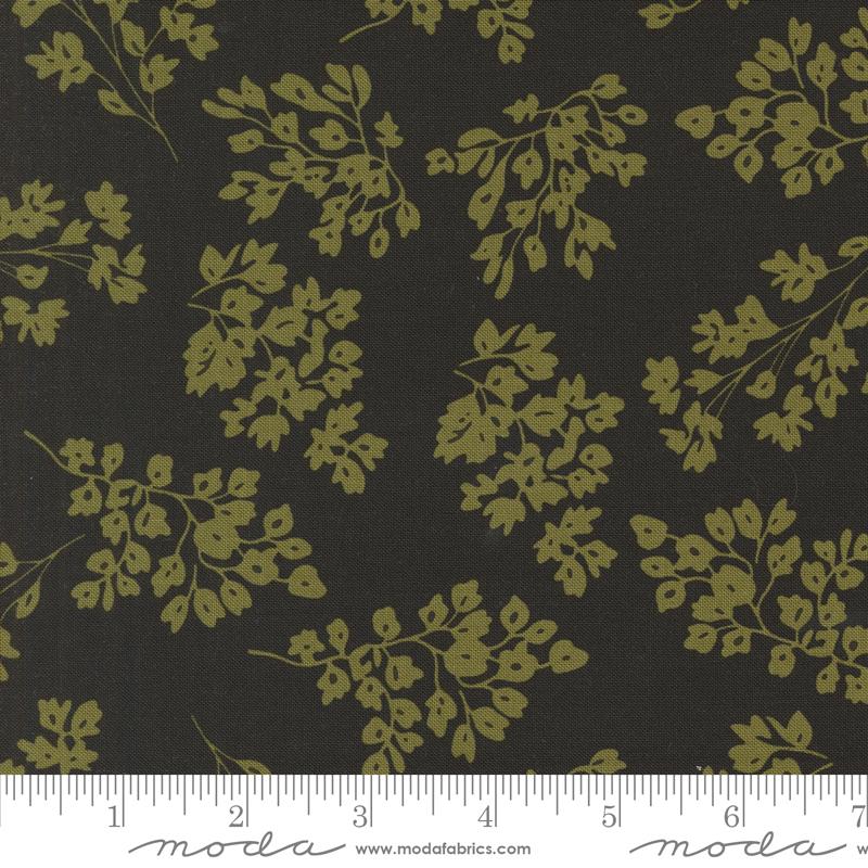 Botany Seedlings Ink - Quilt Fabric