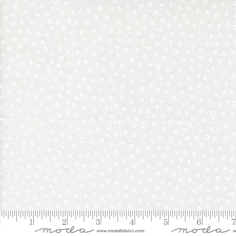 Botany Seeds Paper White - Quilt Fabric