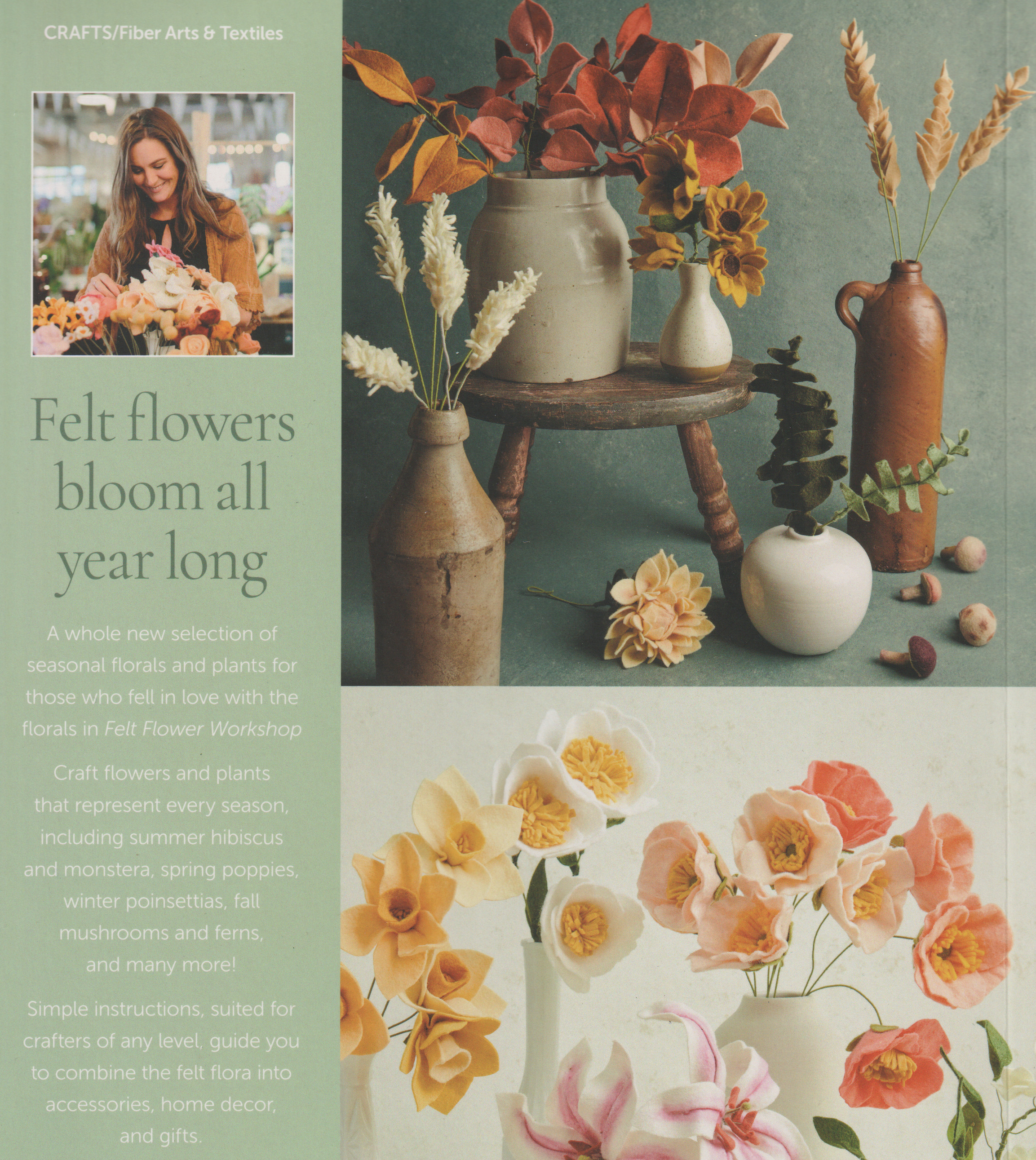 Make Felt Flowers - Craft Book