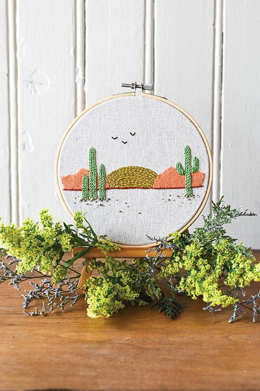 Hand-Stitched Oasis - Embroidery Pattern