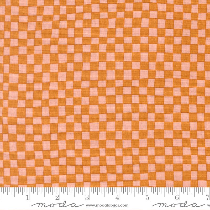 True To Hue Plaid Marmalade - Quilt Fabric