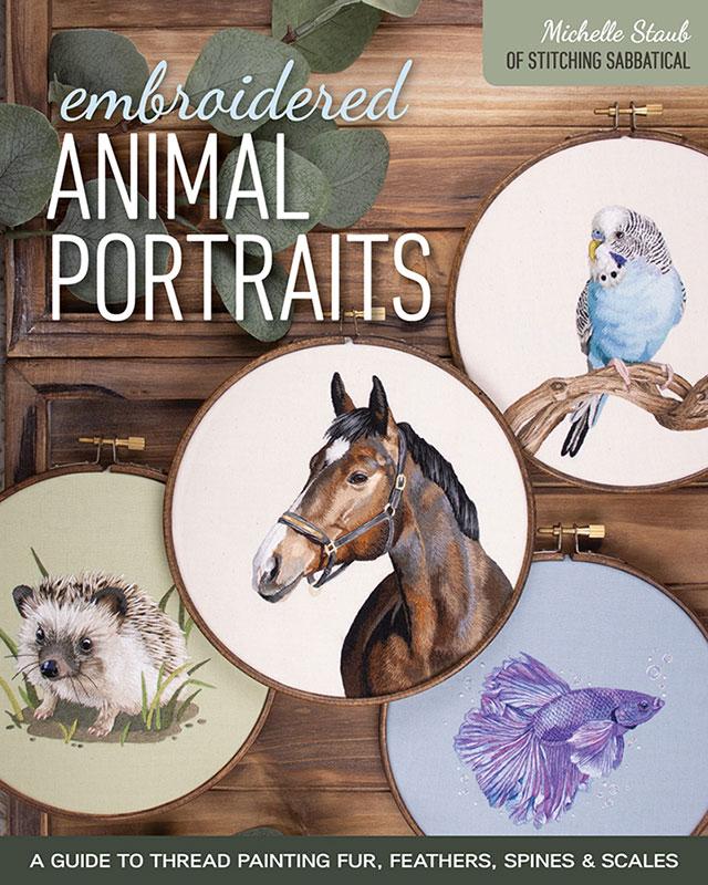 Embroidered Animal Portraits - Embroidery Book