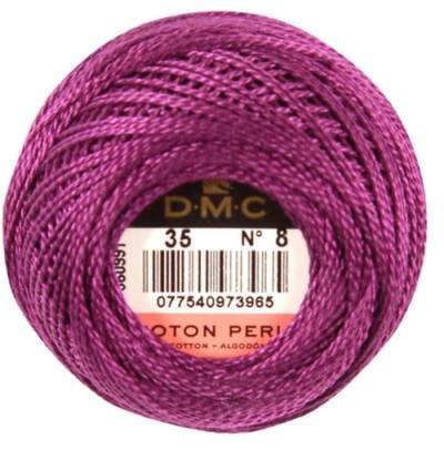 DMC Pearl Cotton Ball Size 8 - 35 - Very Dark Fuchsia