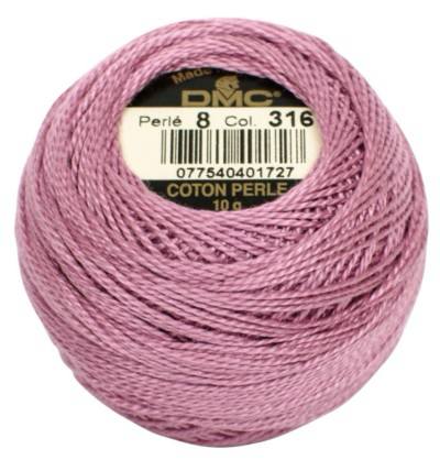 DMC Pearl Cotton Ball Size 8 - 316