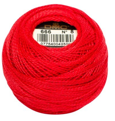 DMC Pearl Cotton Ball Size 8 - 666