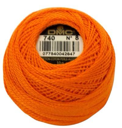 DMC Pearl Cotton Ball Size 8 - 740