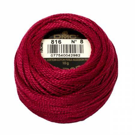 DMC Pearl Cotton Ball Size 8 - 816
