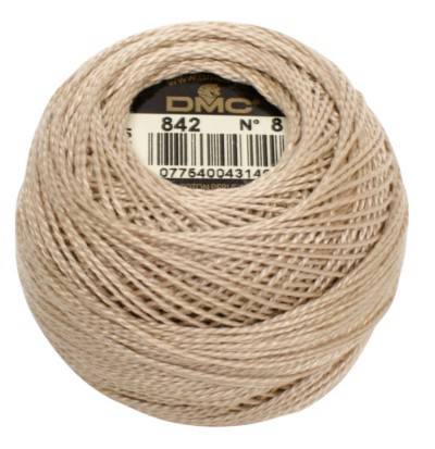 DMC Pearl Cotton Ball Size 8 - 842