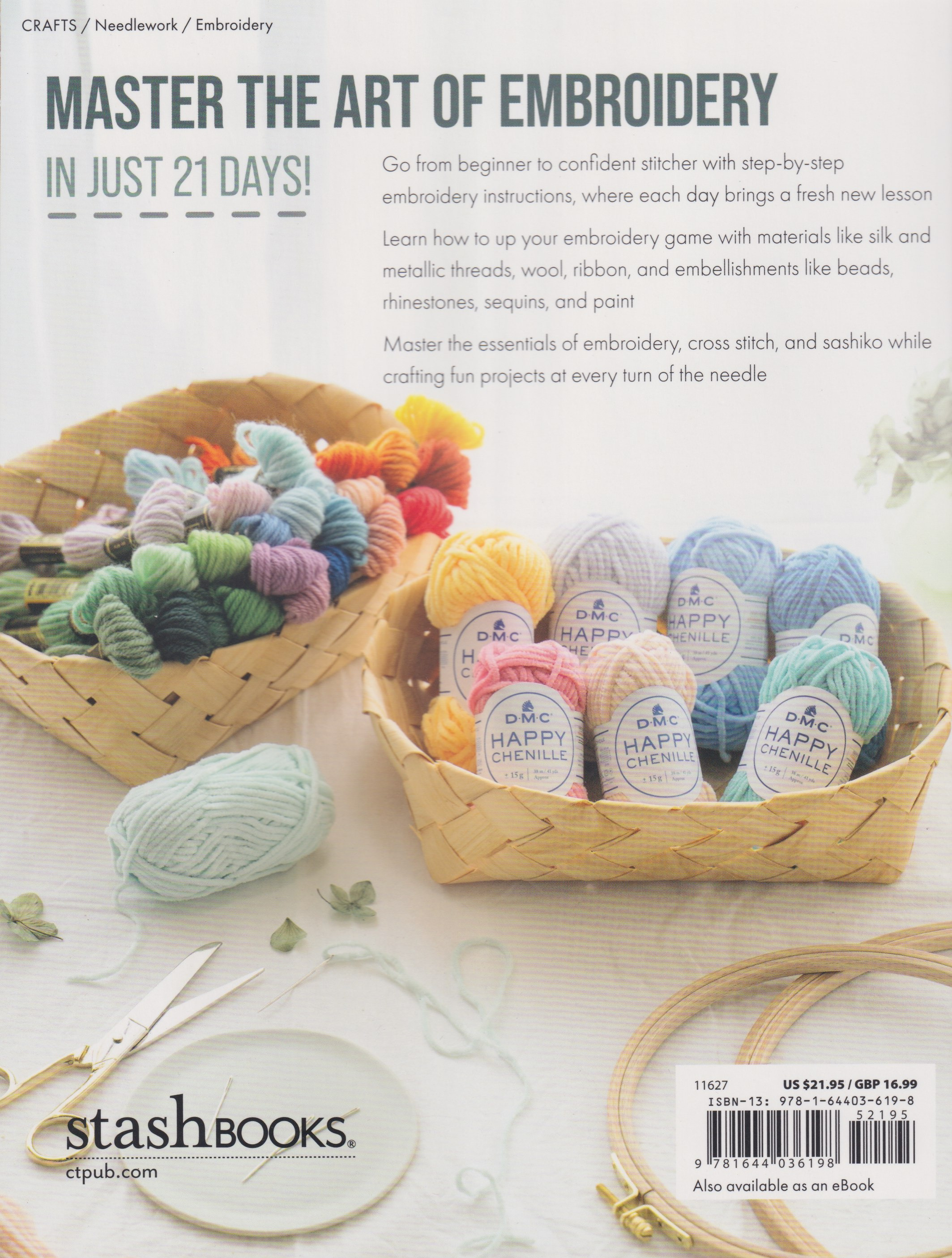 21 Days to Learn Embroidery - Embroidery Pattern