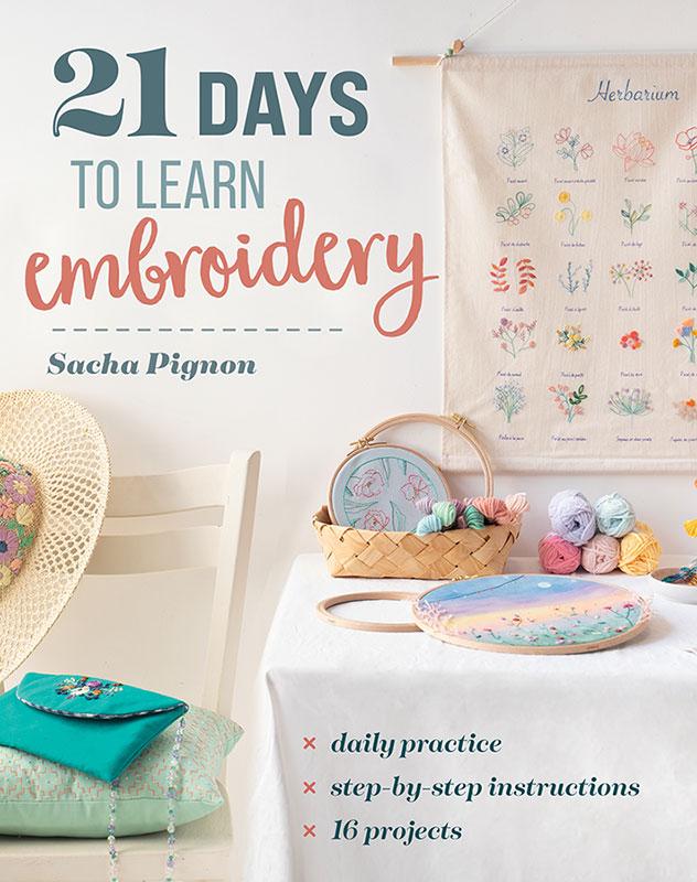 21 Days to Learn Embroidery - Embroidery Pattern