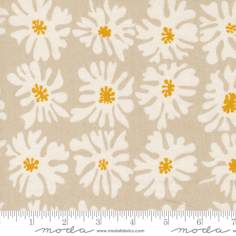 Urban Whisper Mochi Linen Stone - Quilt Fabric
