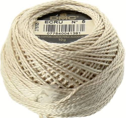 DMC Pearl Cotton Ball Size 5 - Ecru