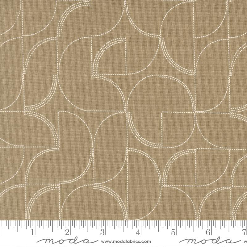 Mira Echo Taupe - Quilt Fabric