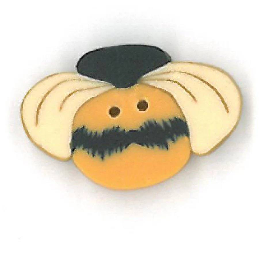 Tiny Country Bee - Button