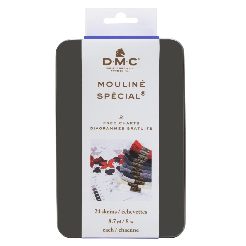 DMC Embroidery Floss Black Tin