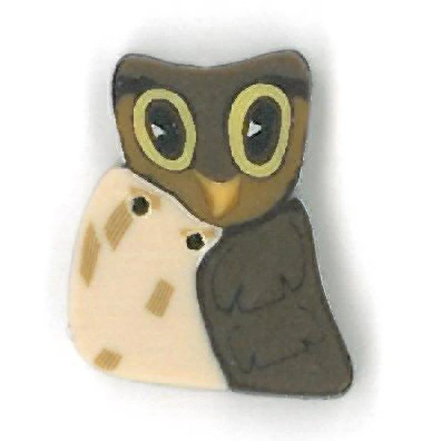 Small Owl - Button