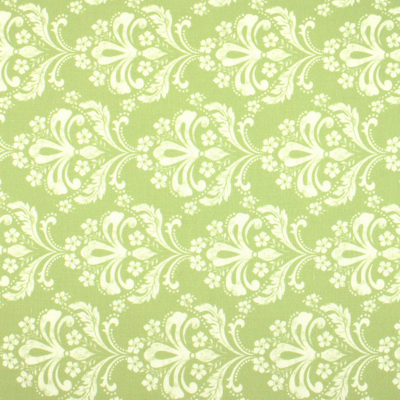 Garden Society Pistachio - Jardin Damask - Quilt Fabric