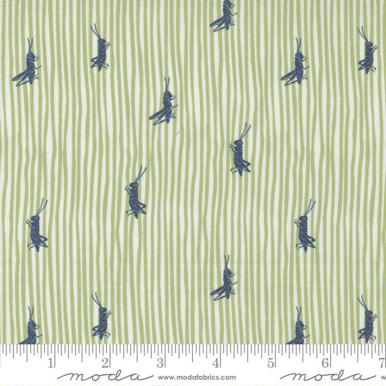 Garden Society Pistachio - Grasshopper - Quilt Fabric