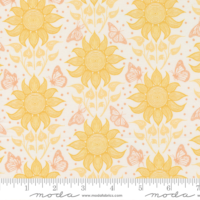 Sundance Sun Medallions Cloud - Quilt Fabric