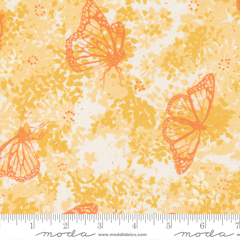 Sundance Monarchs Milkweed Cloud - Quilt Fabric