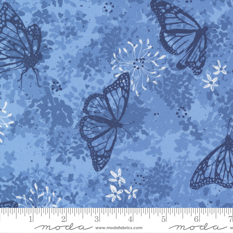 Sundance Monarchs Milkweed Sky - Quilt Fabric