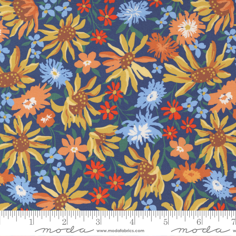 Sundance Pacino Indigo - Quilt Fabric
