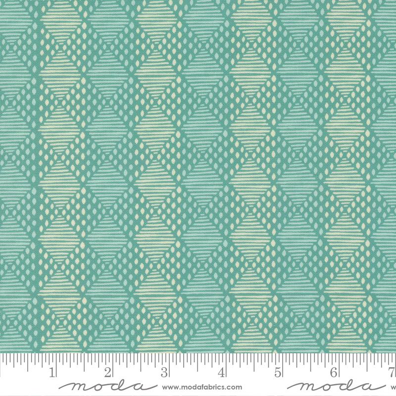 Cadence Stripes Teal - Stripes - Quilt Fabric