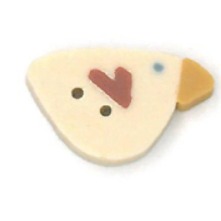 Tiny Sweetheart Bird - Button