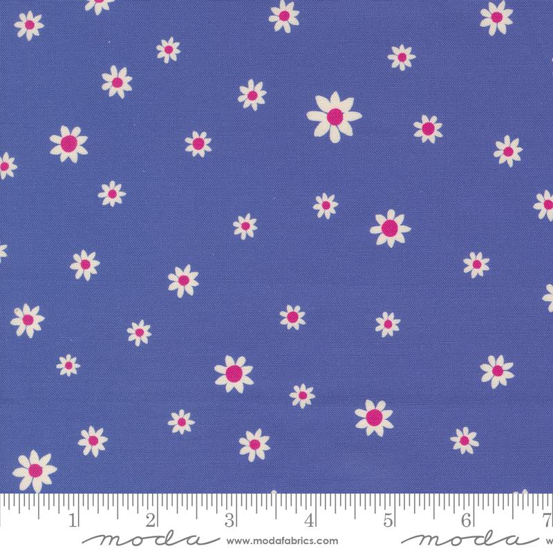 Maeve Daisy Dot Periwinkle - Quilt Fabric