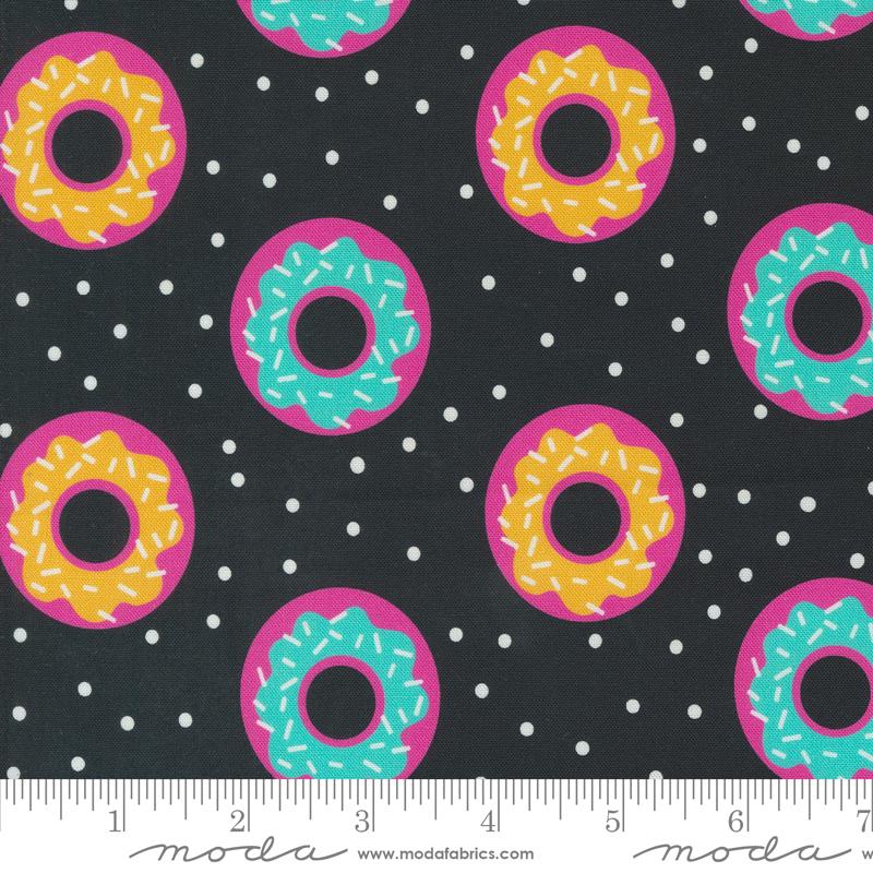 Snack Shack Donut - Midnight Snack - Quilt Fabric