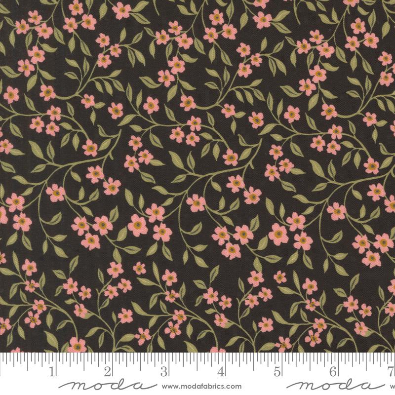 Sagewood Dogwood Night Sky - Quilt Fabric