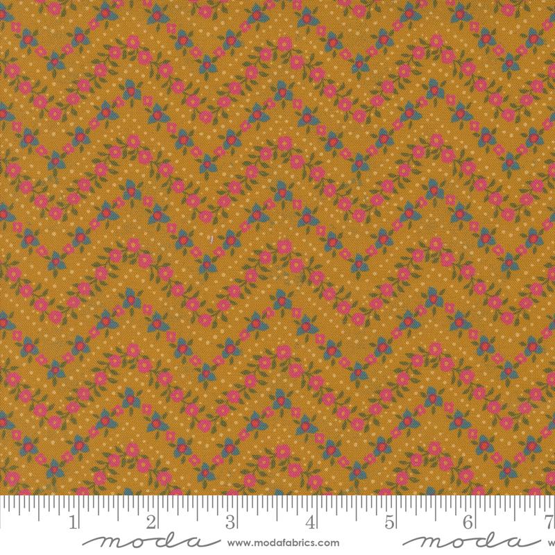 Sagewood Abbey Golden - Quilt Fabric