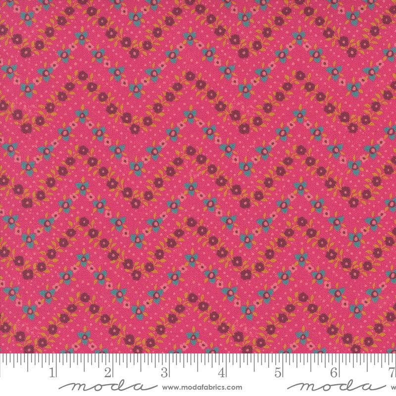 Sagewood Abbey Azalea - Quilt Fabric