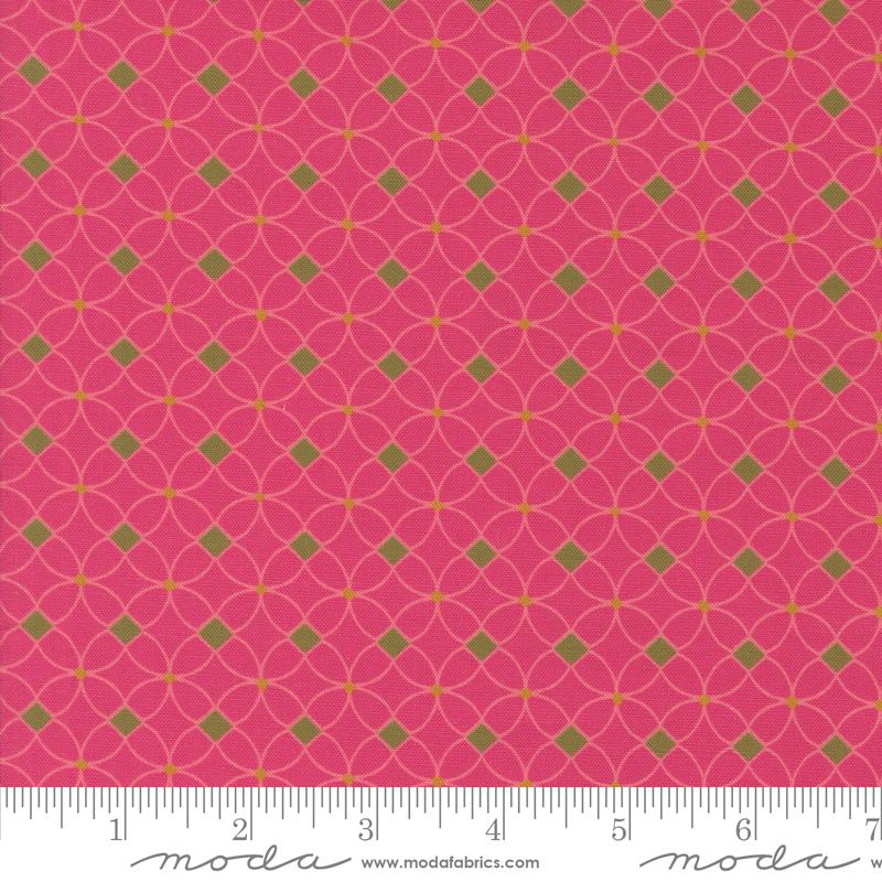 Sagewood Isla Azalea - Quilt Fabric