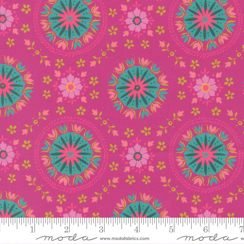 Parlor Mandala Passion Fruit - Quilt Fabric