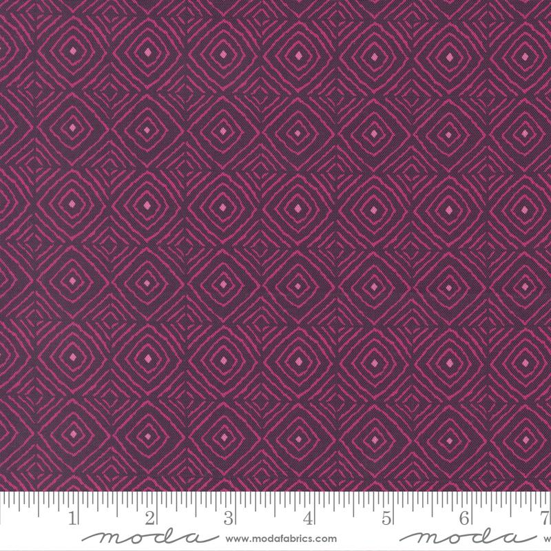 Parlor Diamonds Plum - Quilt Fabric