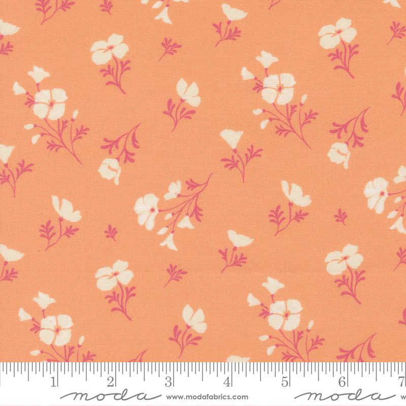 Cannon Beach Floral Peach - Quilt Fabric