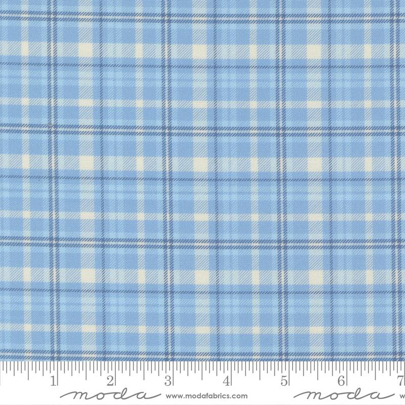 Cannon Beach Plaid Sky - Quilt Fabric