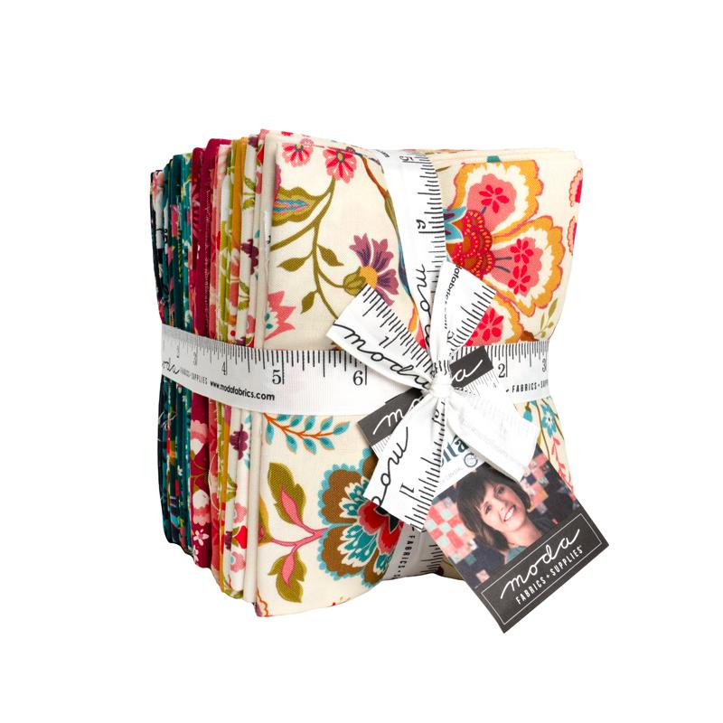 Sitara - Fat Quarter Bundle, zoomed in. Select this picture to zoom back out.