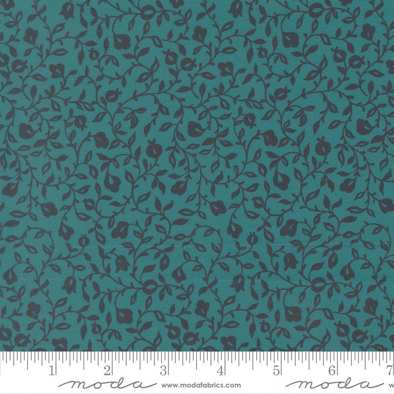 Sitara Affinity Lagoon - Quilt Fabric, zoomed in. Select this picture to zoom back out.