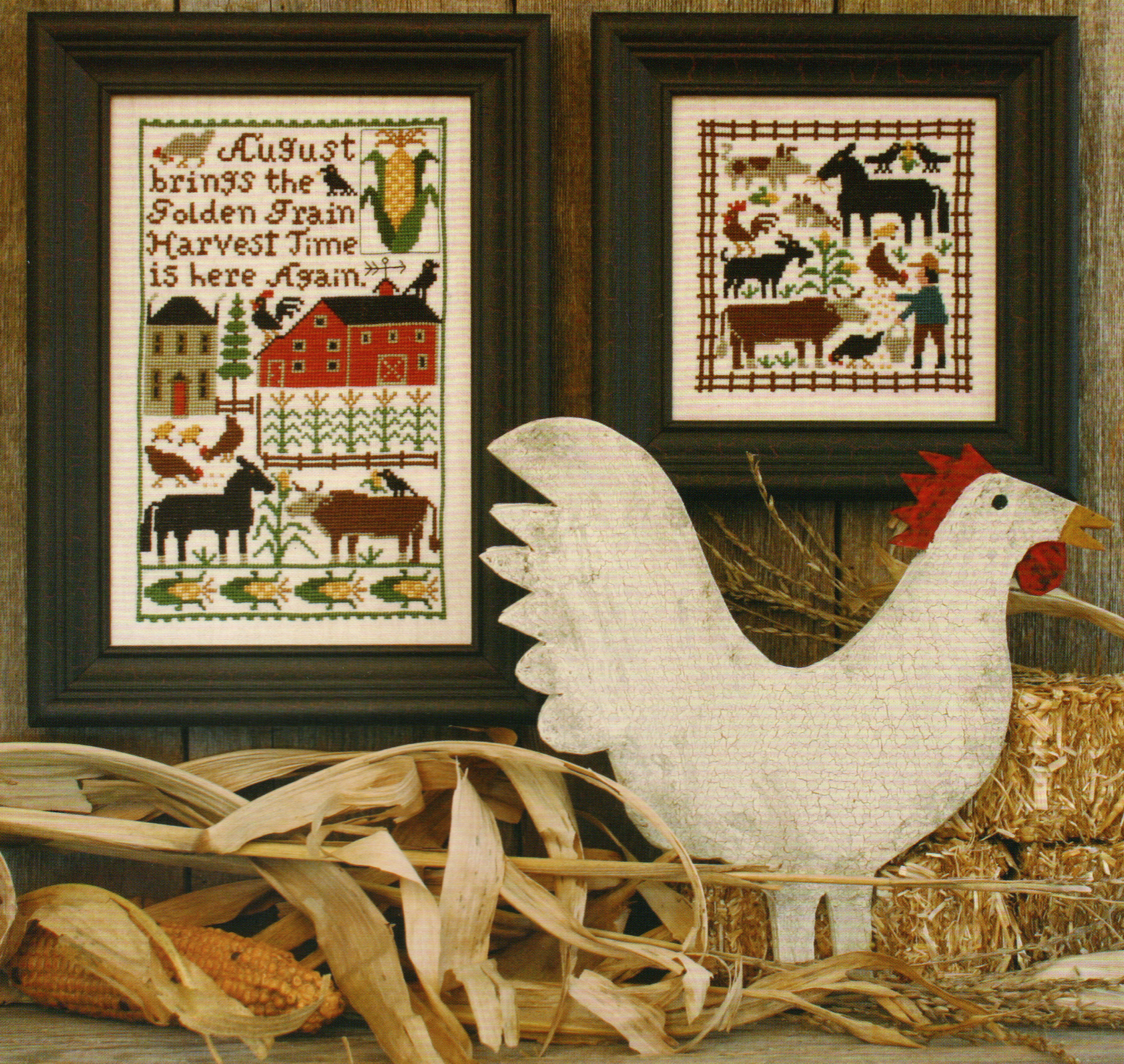 August (Book 176) - Cross Stitch Pattern